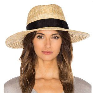 Brixton Joanna Hat in Honey/Black Size XS (6 3/4)